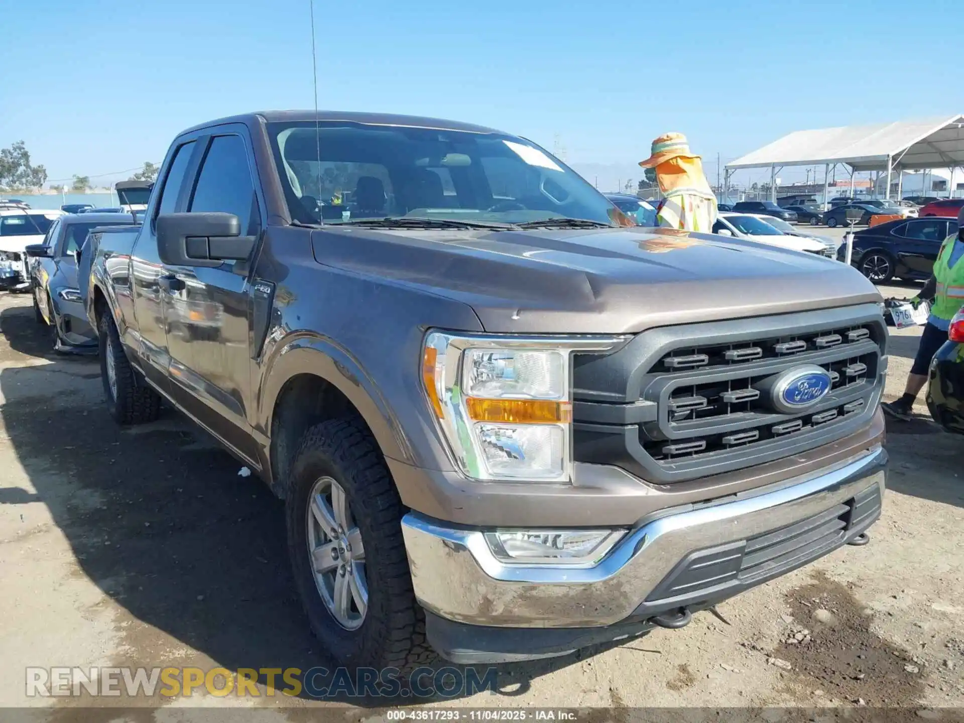 1 Photograph of a damaged car 1FTEX1EB4MKD09885 FORD F-150 2021