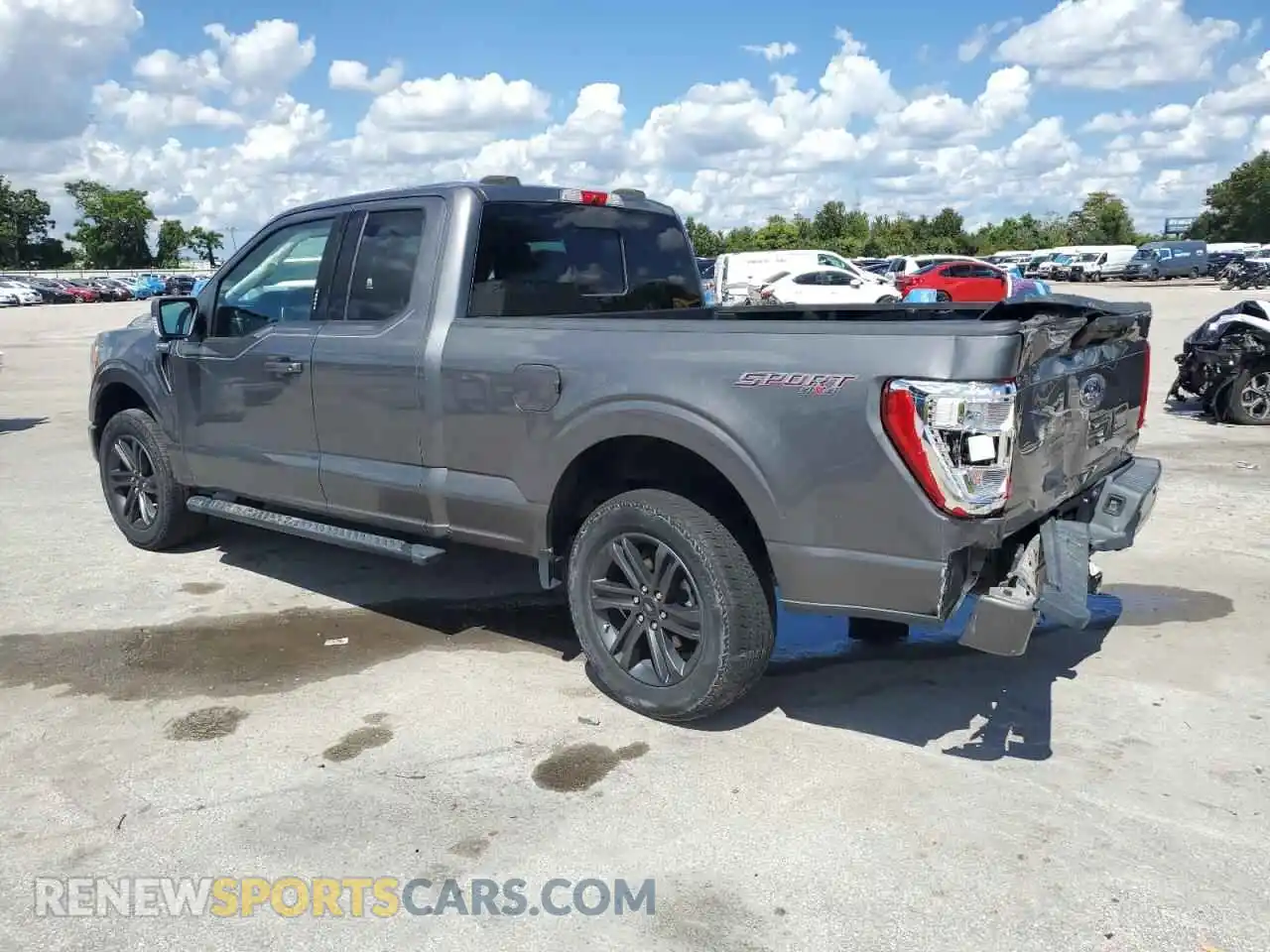 2 Photograph of a damaged car 1FTEX1EP4MKE97657 FORD F-150 2021