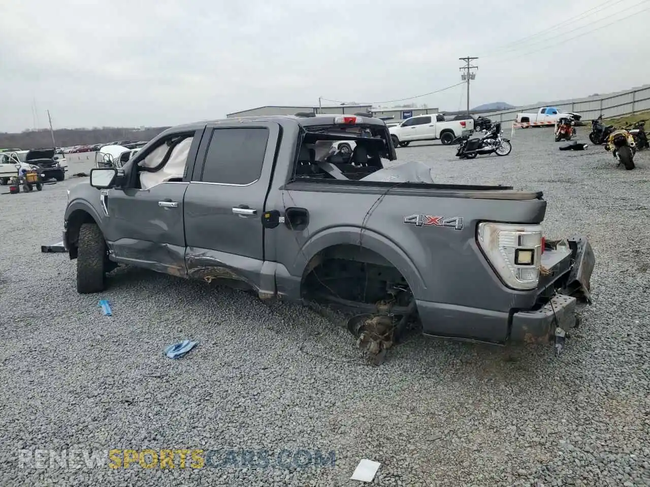 2 Photograph of a damaged car 1FTFW1E50MFB09712 FORD F-150 2021