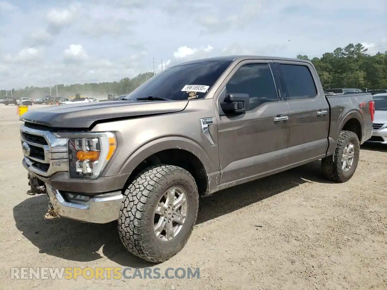 1 Photograph of a damaged car 1FTFW1E81MFC40903 FORD F-150 2021