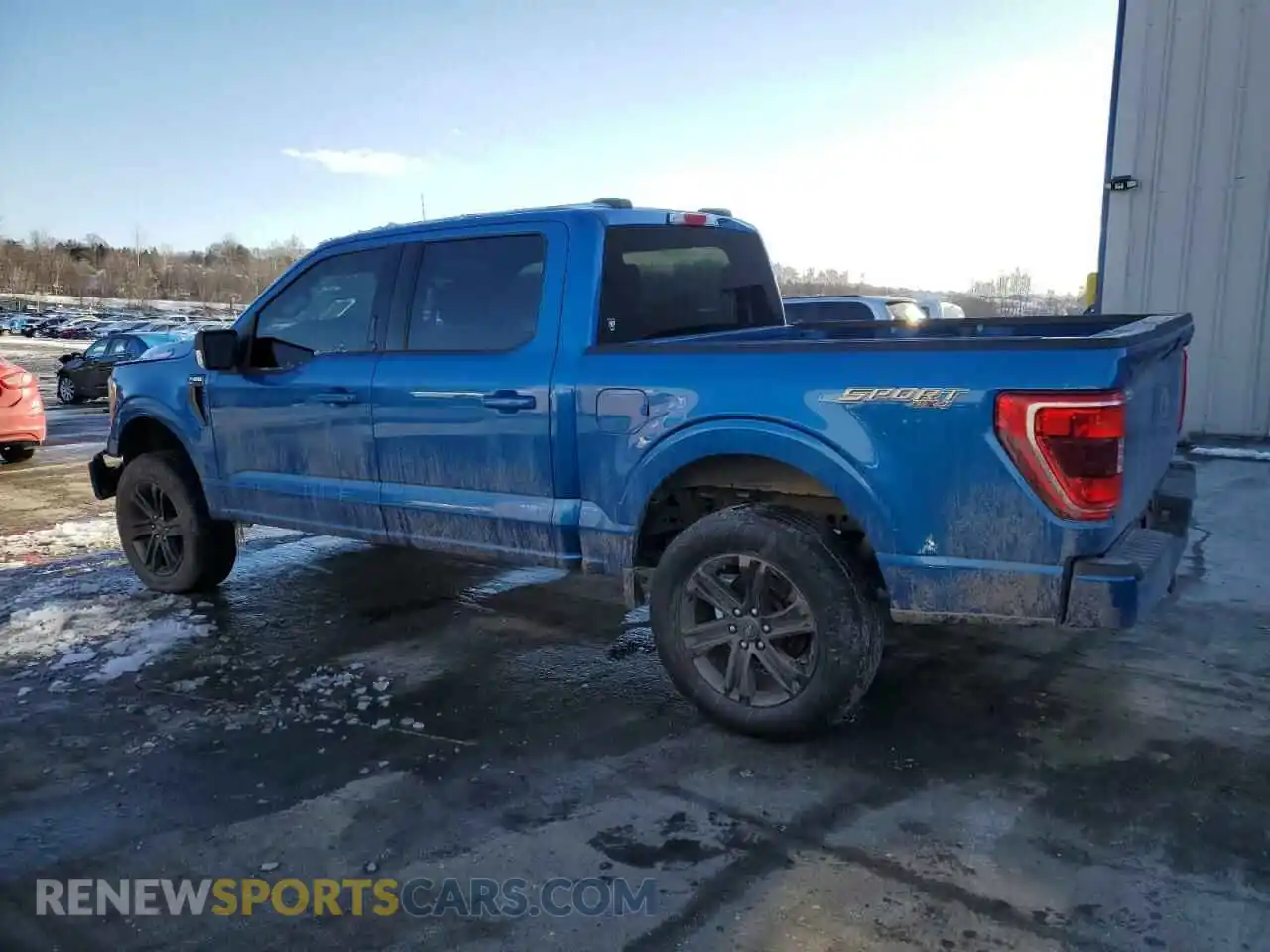 2 Photograph of a damaged car 1FTFW1E85MFA44155 FORD F-150 2021