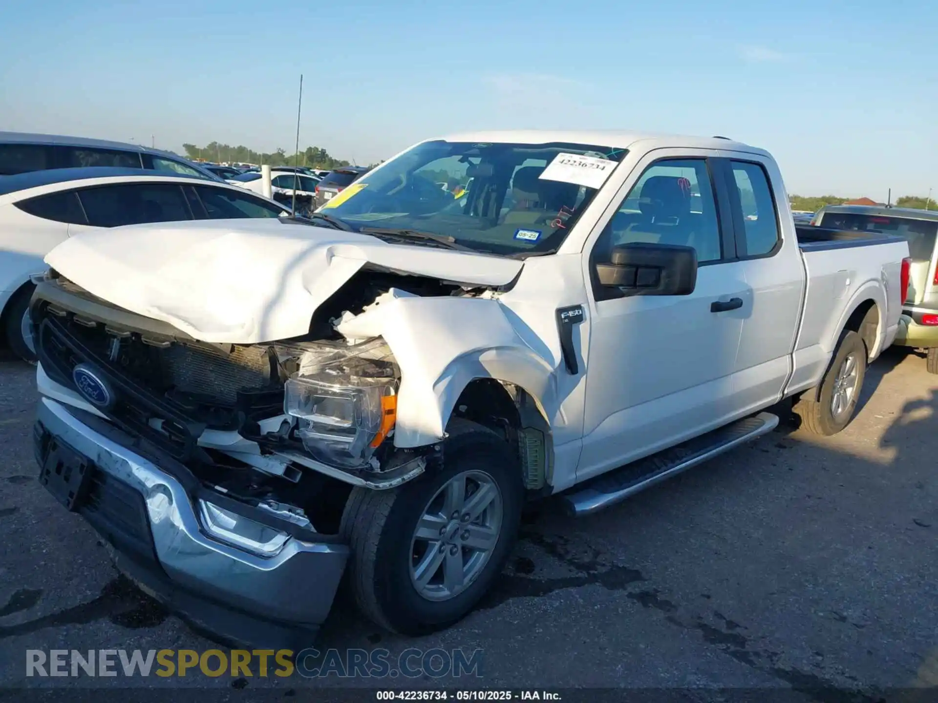 2 Photograph of a damaged car 1FTEX1C50NFB22148 FORD F-150 2022