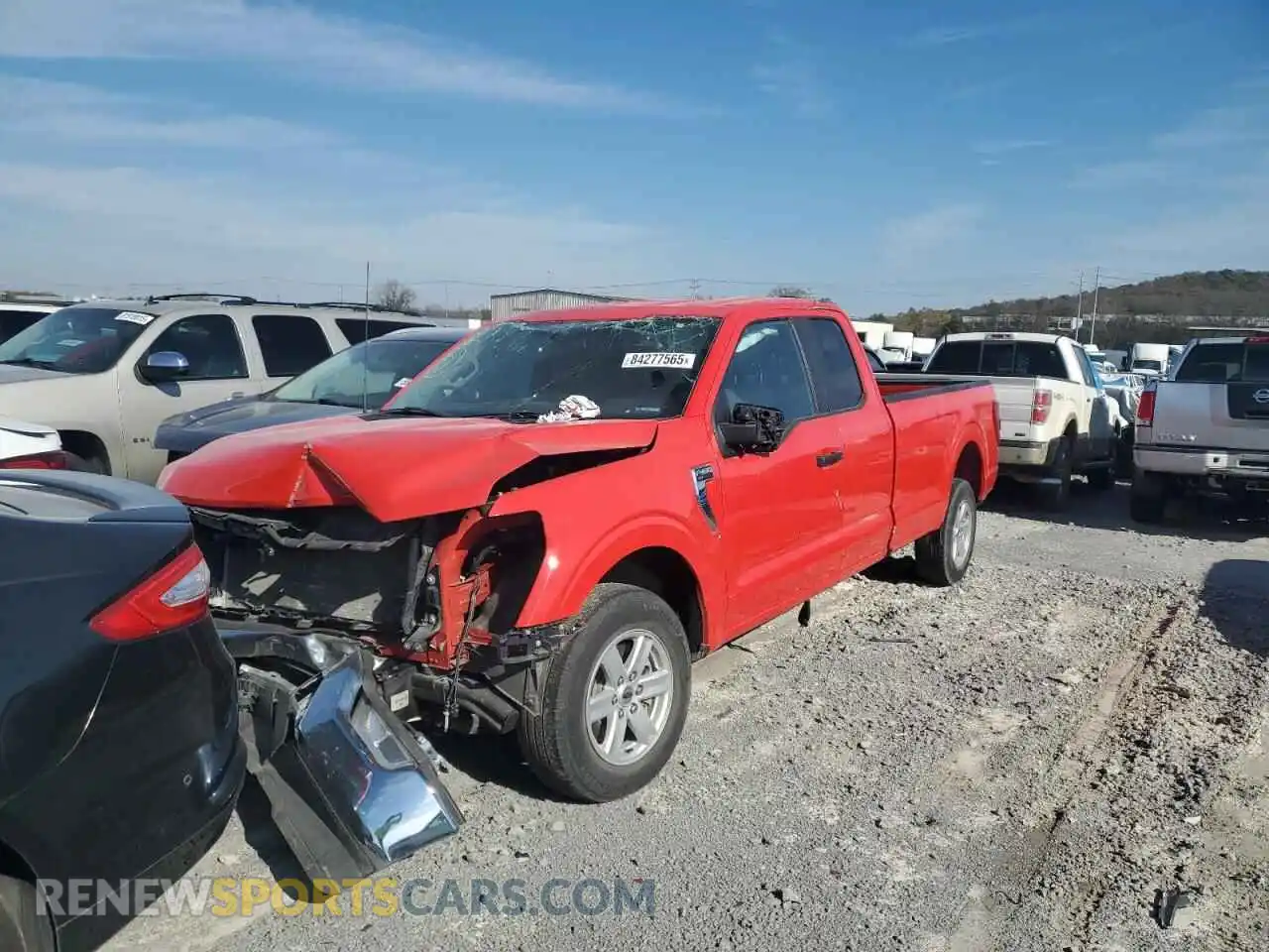 1 Photograph of a damaged car 1FTEX1CPXNKF29368 FORD F-150 2022