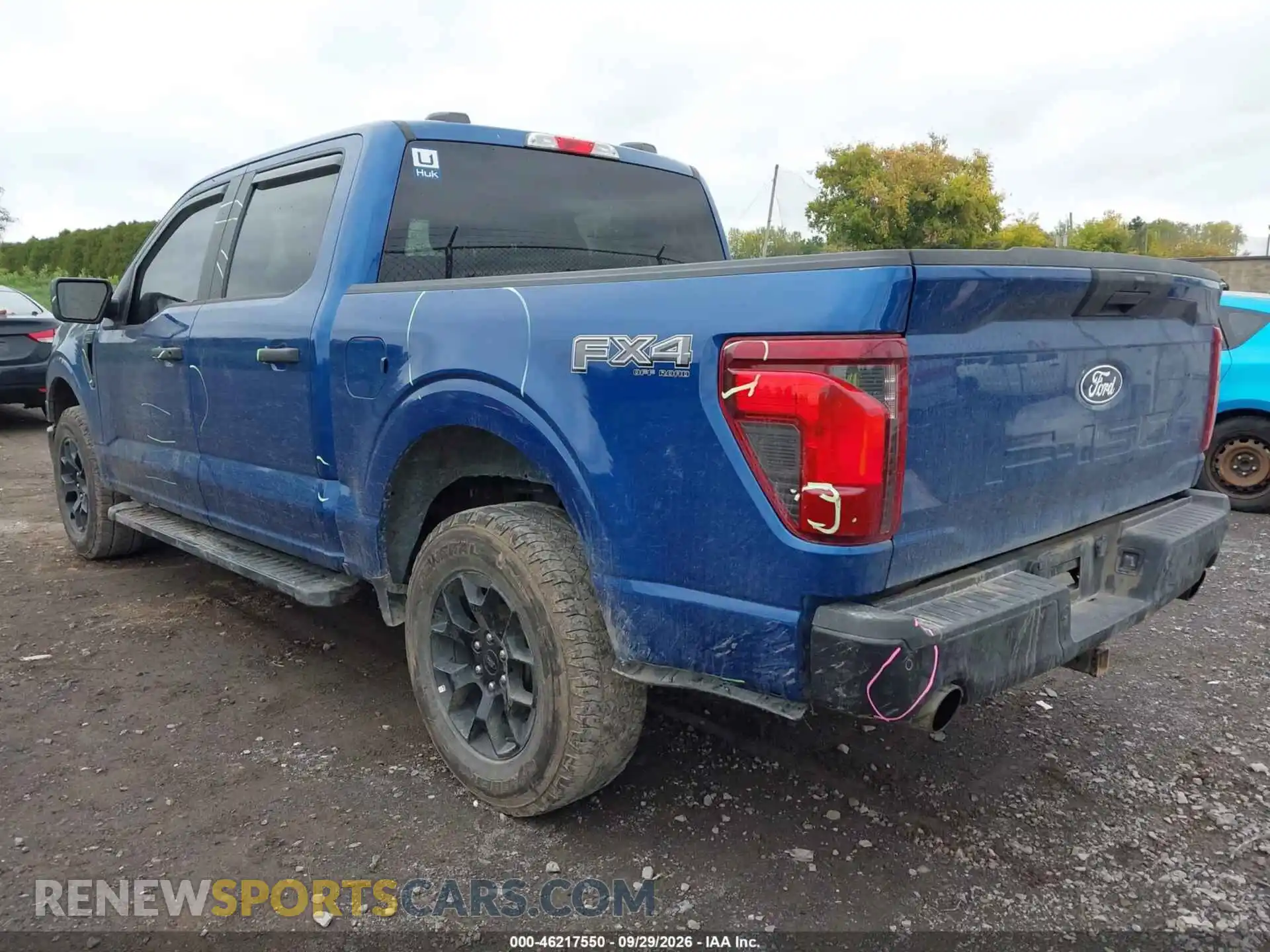 3 fotografías del automóvil dañado 1FTEW2LP4SFC39558 FORD F-150 2025
