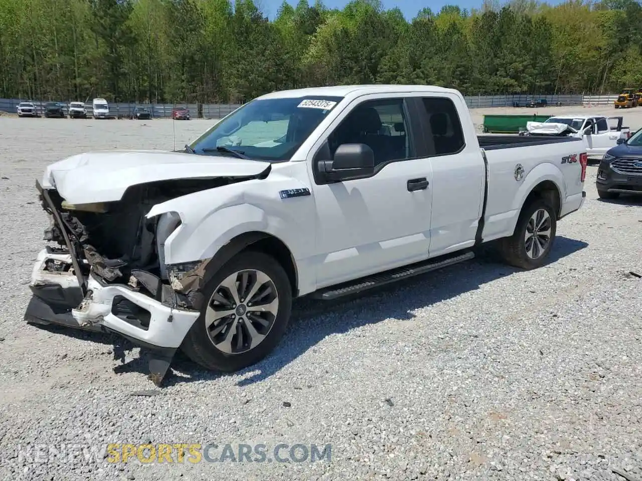 1 Photograph of a damaged car 1FTEX1CP8KFC01614 FORD F150 2019