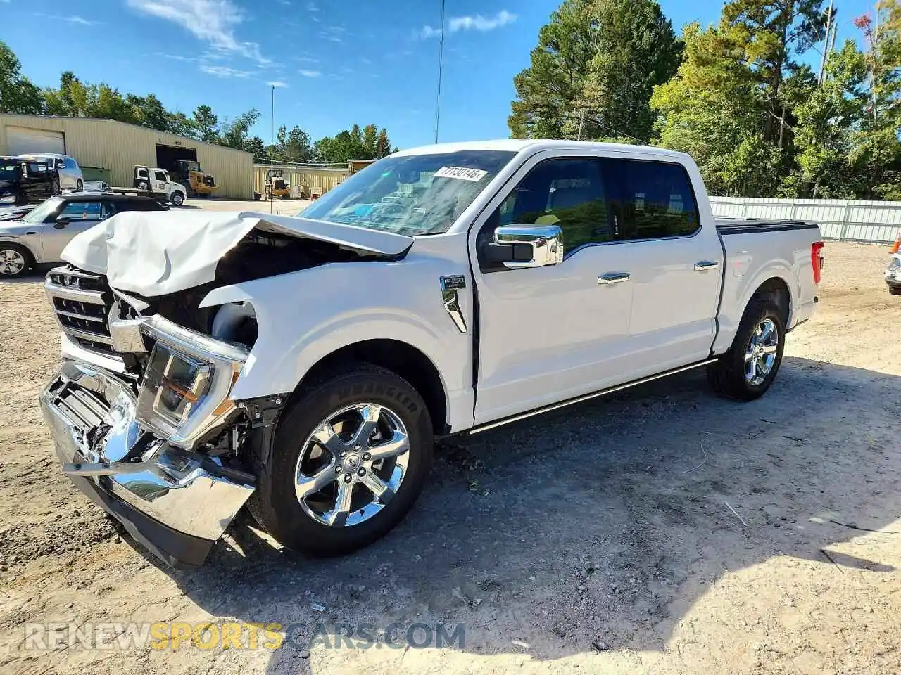 1 fotografías del automóvil dañado 1FTEW1C55MFA97975 FORD F150 2021