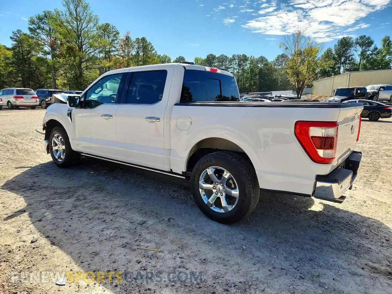 2 fotografías del automóvil dañado 1FTEW1C55MFA97975 FORD F150 2021
