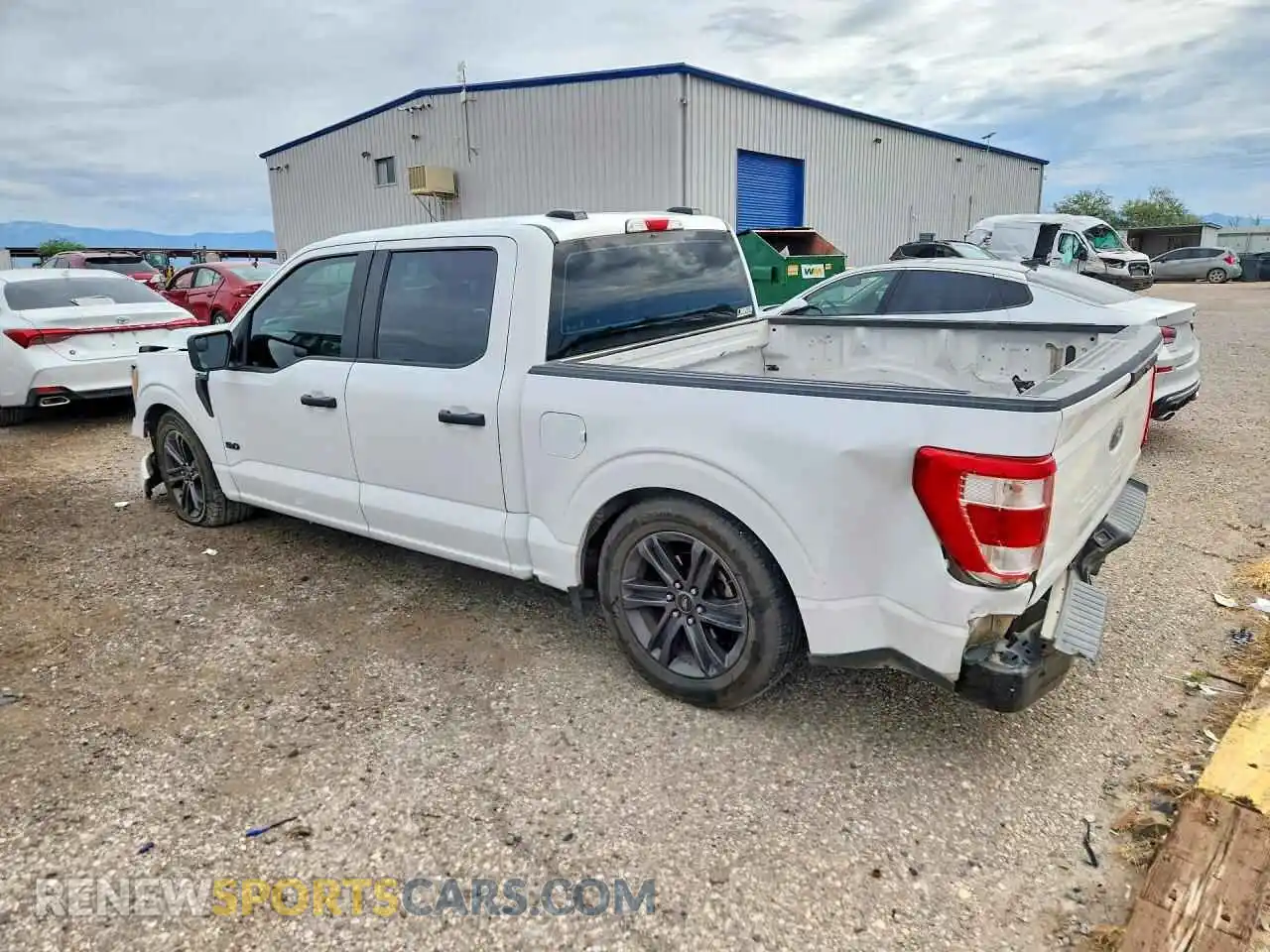 2 fotografías del automóvil dañado 1FTEW1C58MFB49244 FORD F150 2021