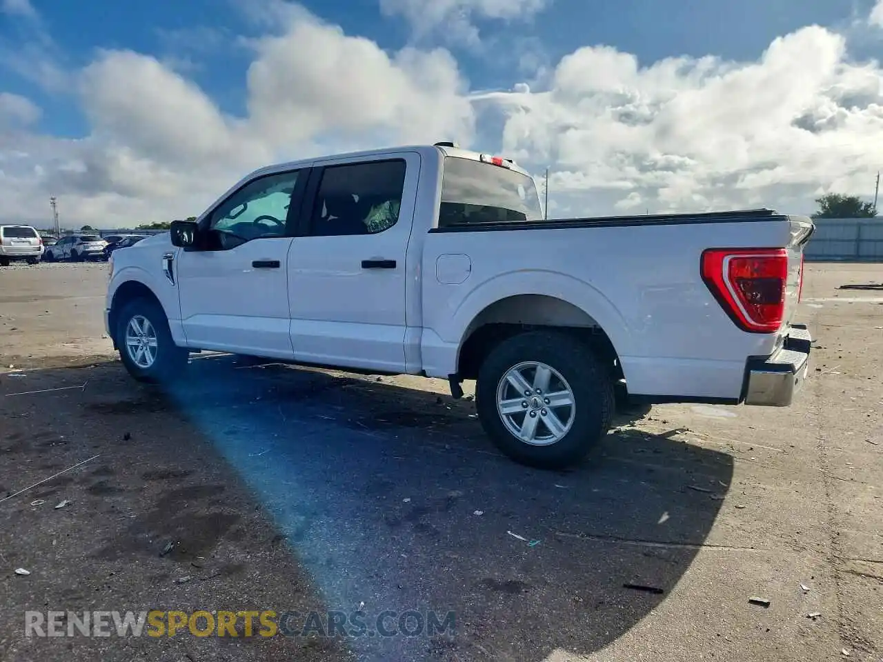 2 Photograph of a damaged car 1FTEW1CB1MKD56944 FORD F150 2021