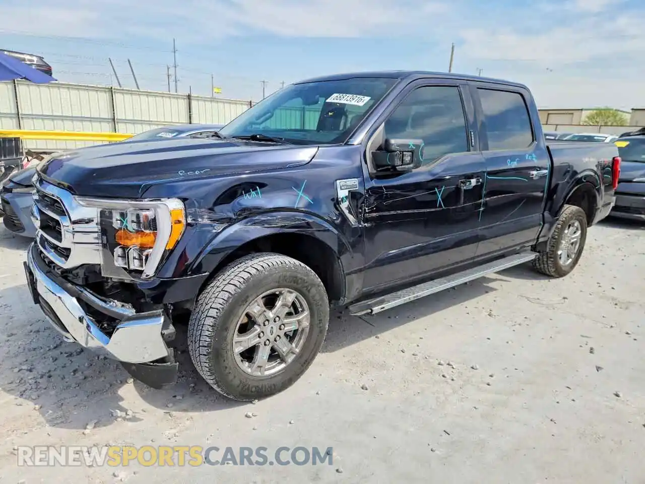 1 Фотография поврежденного автомобиля 1FTEW1EP6MFB16287 FORD F150 2021