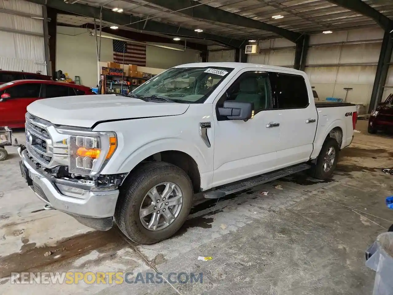 1 Photograph of a damaged car 1FTEW1EPXMKE38020 FORD F150 2021