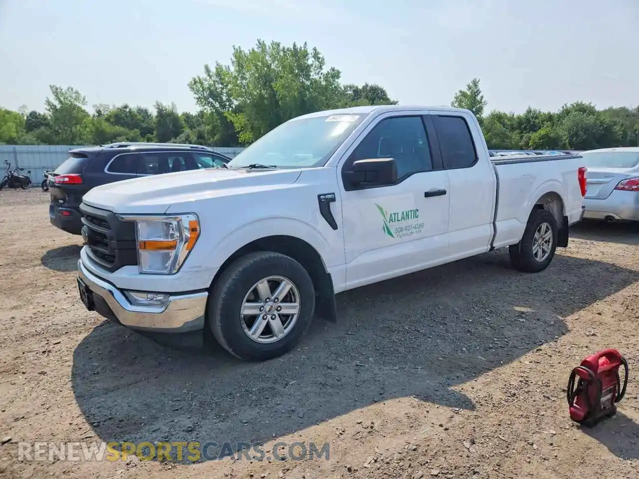 1 Photograph of a damaged car 1FTEX1CB2MKD18913 FORD F150 2021