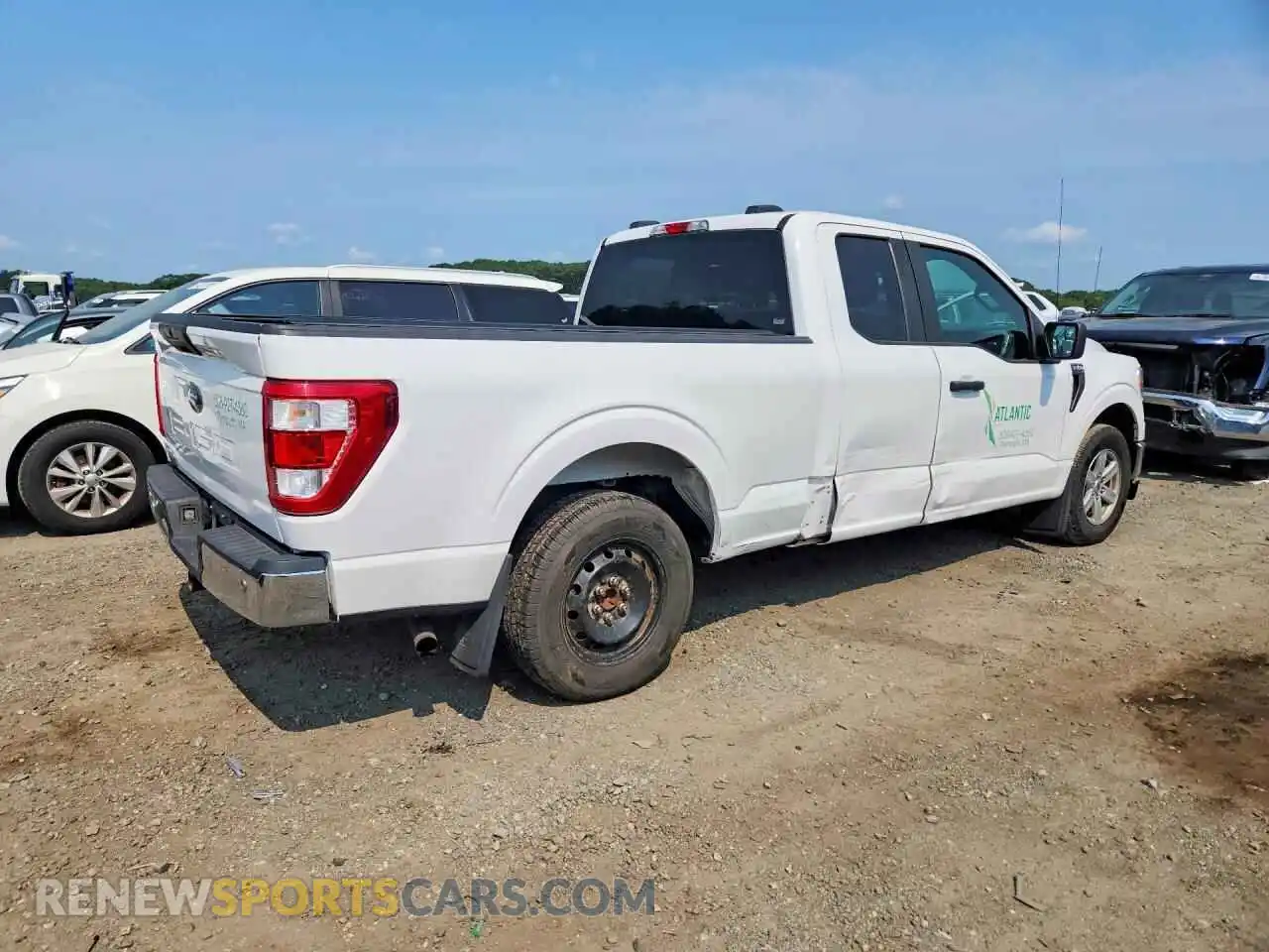 3 Photograph of a damaged car 1FTEX1CB2MKD18913 FORD F150 2021