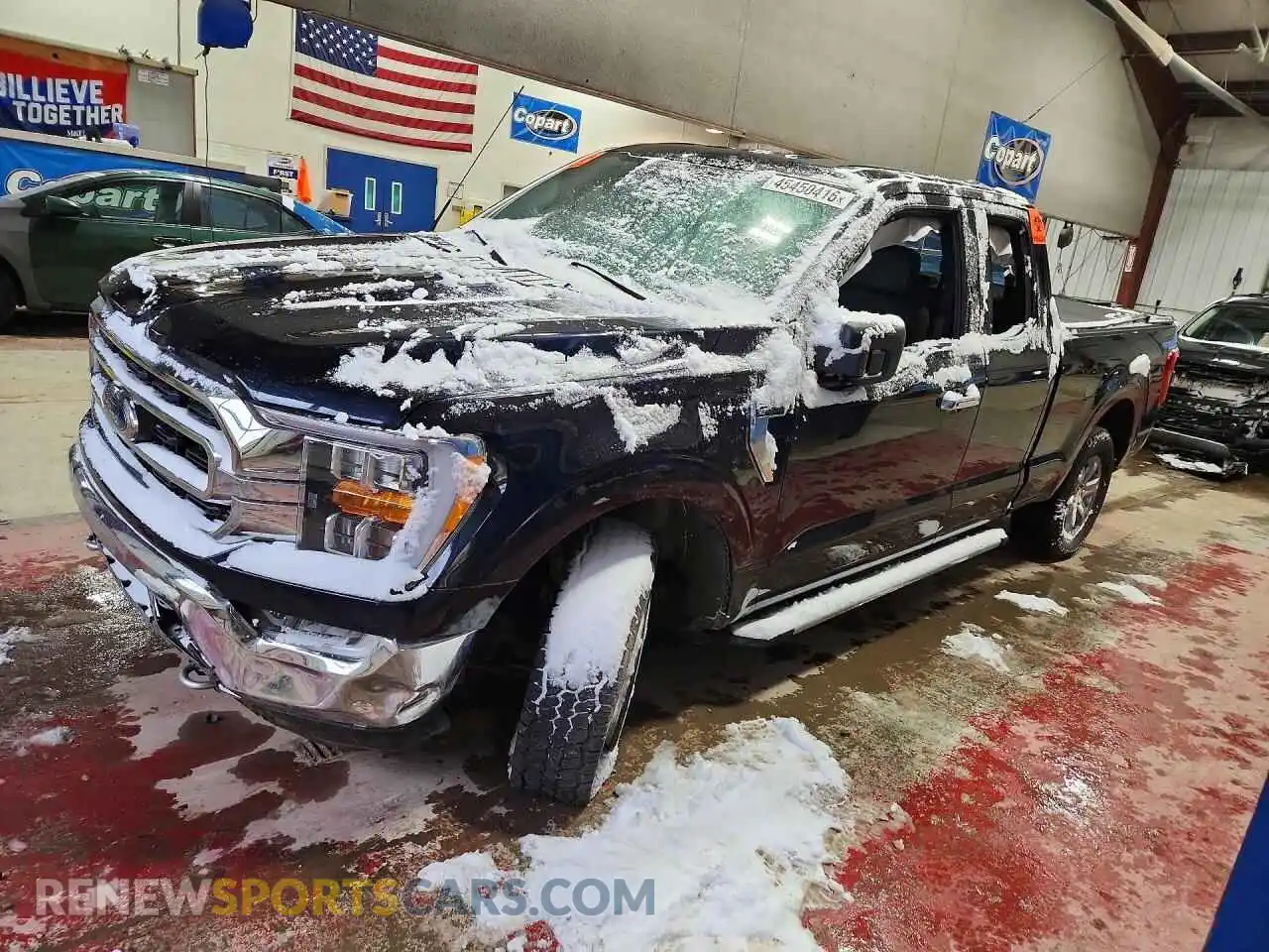 1 fotografías del automóvil dañado 1FTEX1EP3MFC23875 FORD F150 2021