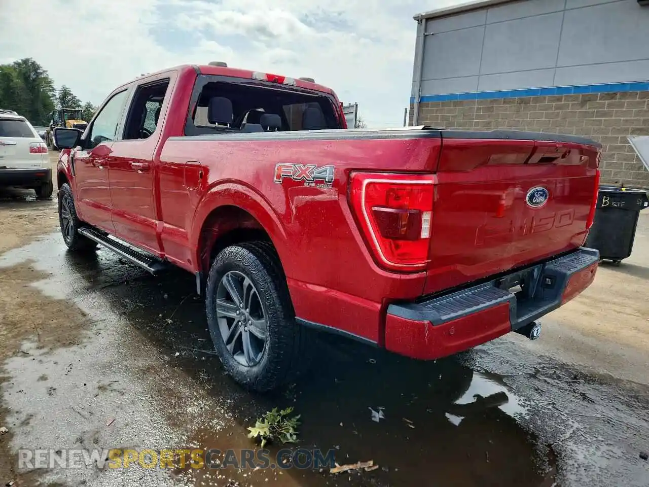 2 Photograph of a damaged car 1FTFW1E59MFC38919 FORD F150 2021