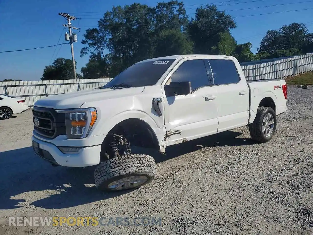 1 Photograph of a damaged car 1FTFW1EDXMFB34253 FORD F150 2021