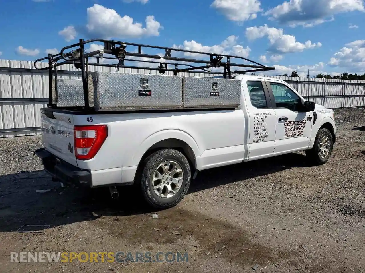3 Photograph of a damaged car 1FTFX1C5XMKE63101 FORD F150 2021