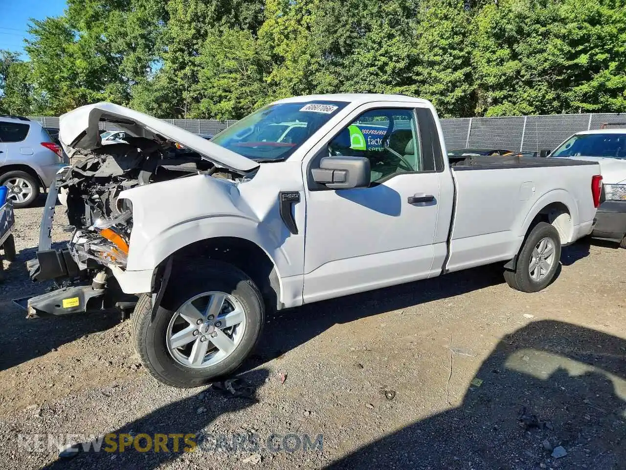 1 fotografías del automóvil dañado 1FTMF1CBXMKE63065 FORD F150 2021