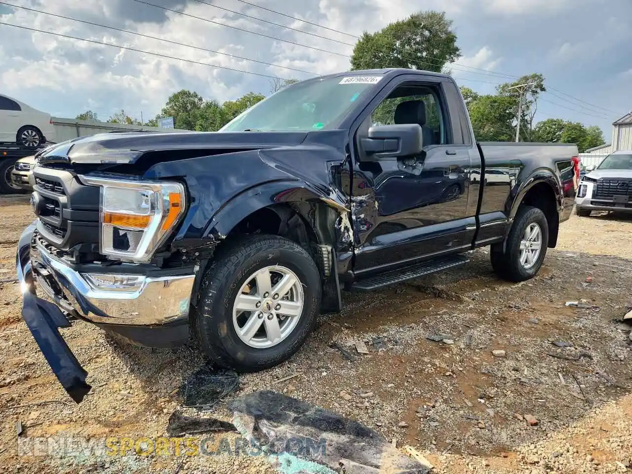1 Фотография поврежденного автомобиля 1FTMF1EPXMKE03862 FORD F150 2021