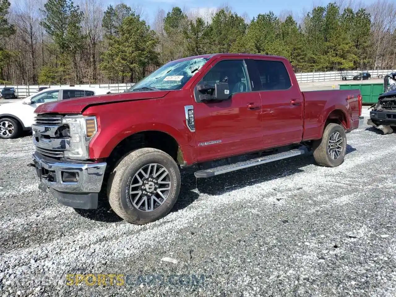 1 Photograph of a damaged car 1FT7W2BT4KEE02027 FORD F250 2019