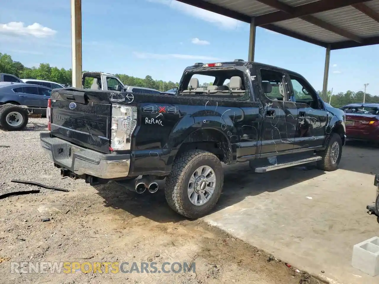 3 Photograph of a damaged car 1FT7W2BT4MEC45571 FORD F250 2021