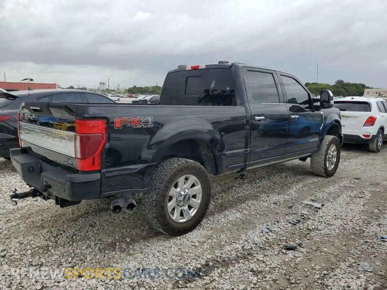 3 fotografías del automóvil dañado 1FT7W2BTXMEE04108 FORD F250 2021