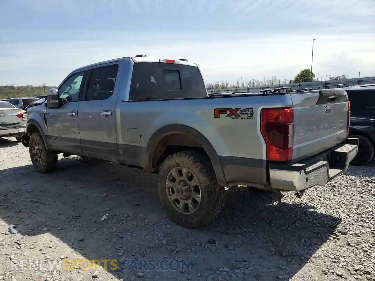 2 fotografías del automóvil dañado 1FT8W2BT3MED54740 FORD F250 2021