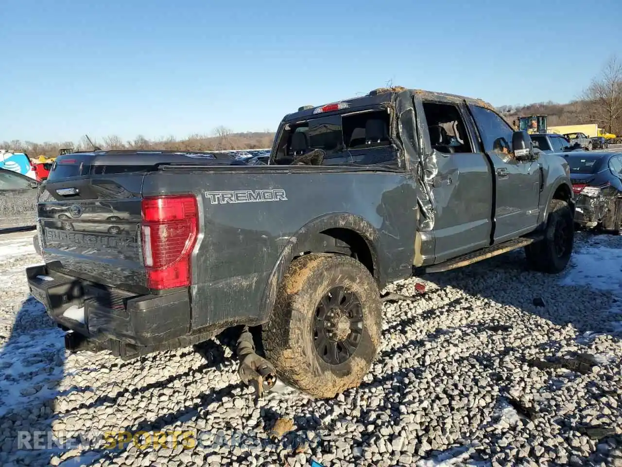 3 fotografías del automóvil dañado 1FT8W2BTXMEC85111 FORD F250 2021