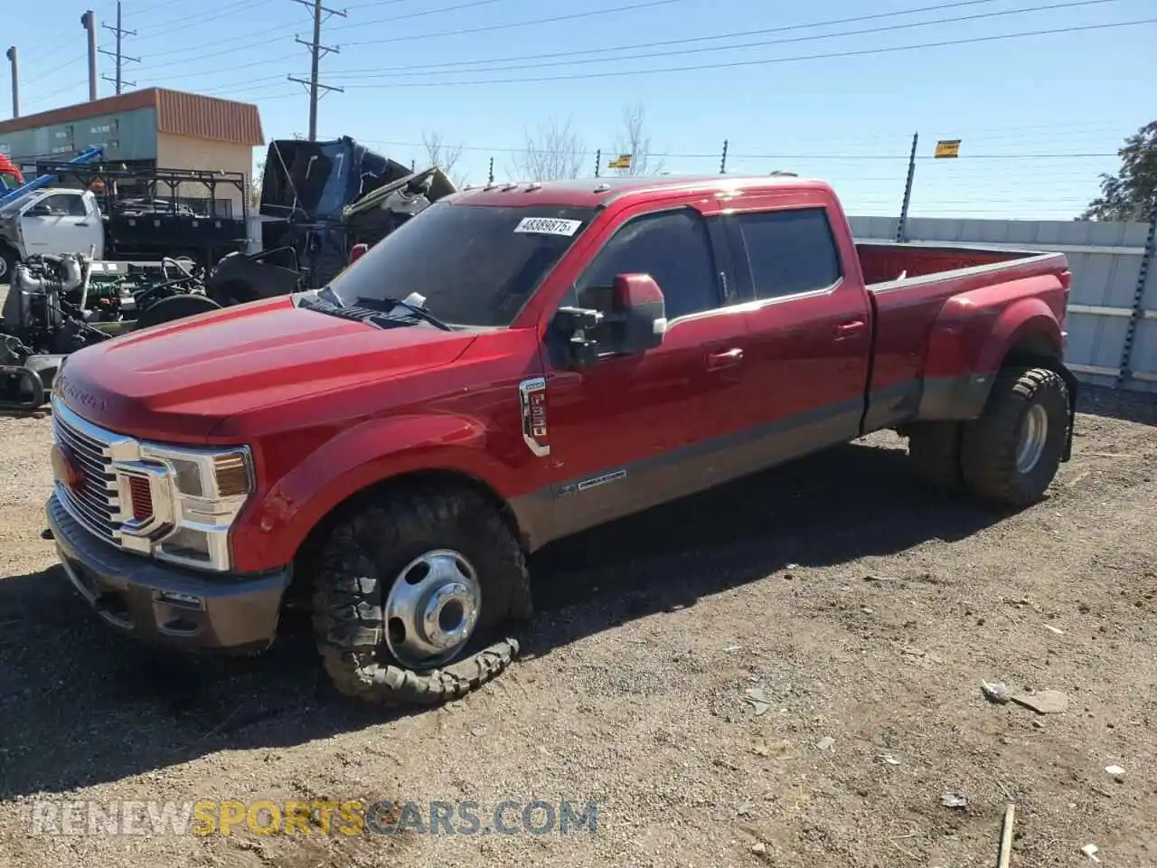 1 fotografías del automóvil dañado 1FT8W3DT0LED56110 FORD F350 2020
