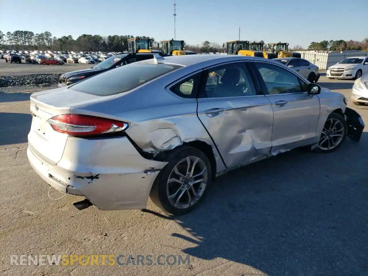 3 fotografías del automóvil dañado 3FA6P0CD3KR118962 FORD FUSION 2019