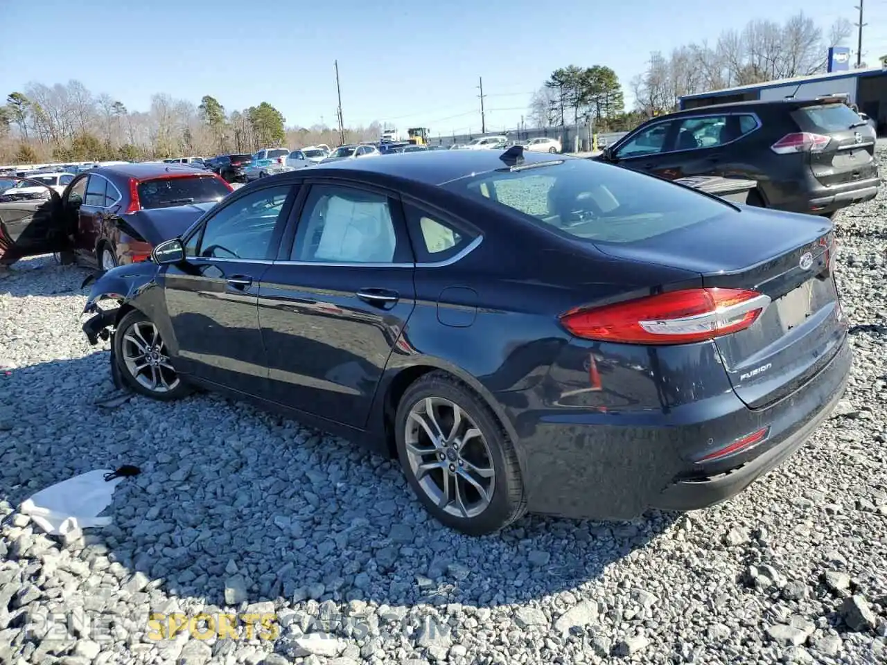 2 Photograph of a damaged car 3FA6P0CD0LR109007 FORD FUSION 2020