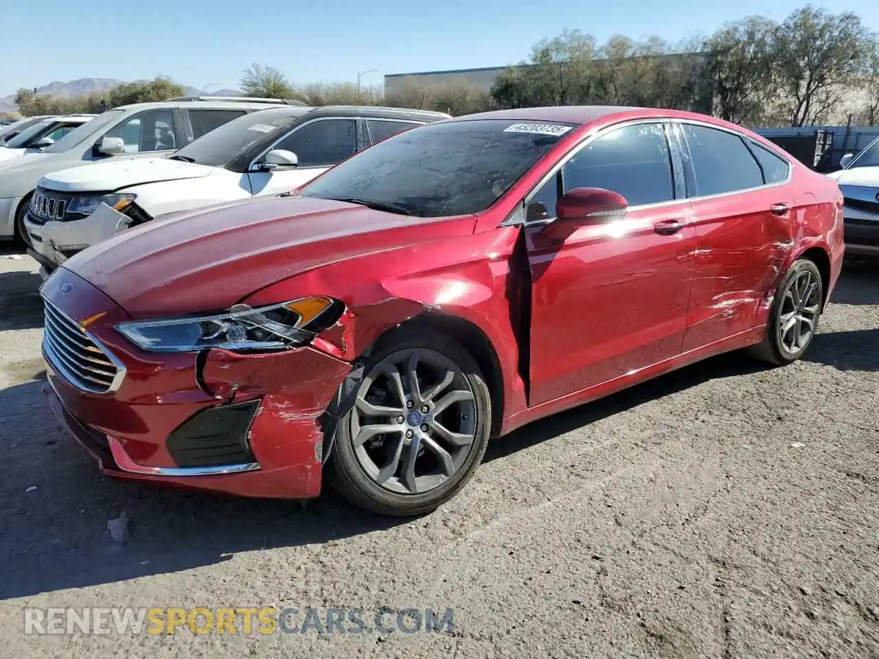 1 Photograph of a damaged car 3FA6P0CD4LR206503 FORD FUSION 2020