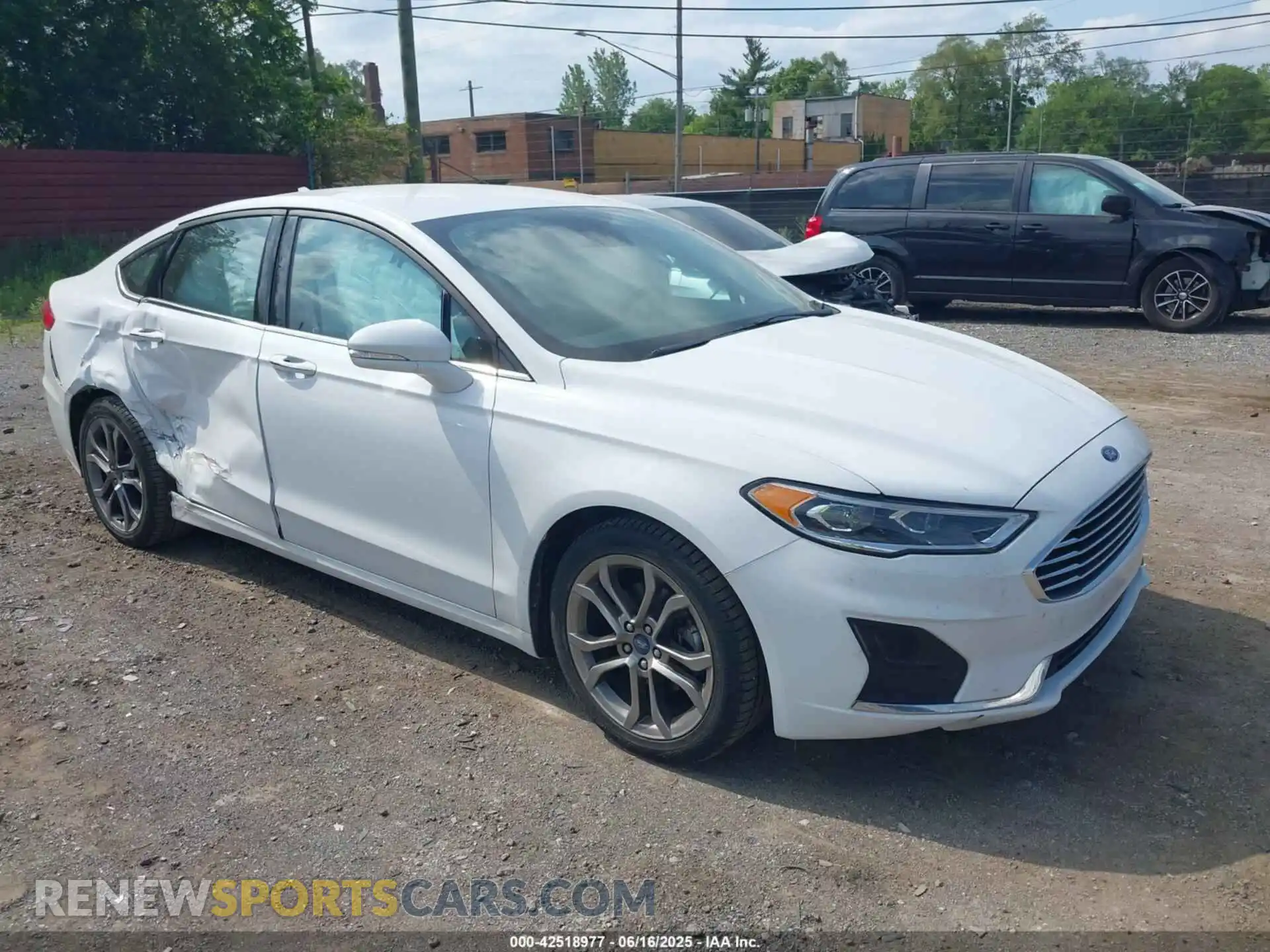 1 fotografías del automóvil dañado 3FA6P0CD6LR164836 FORD FUSION 2020
