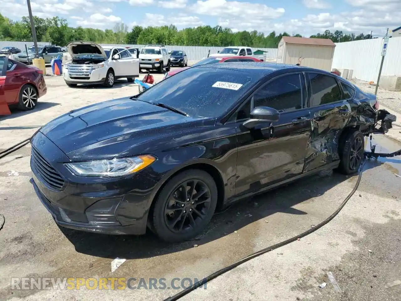 1 Photograph of a damaged car 3FA6P0HD8LR251355 FORD FUSION 2020