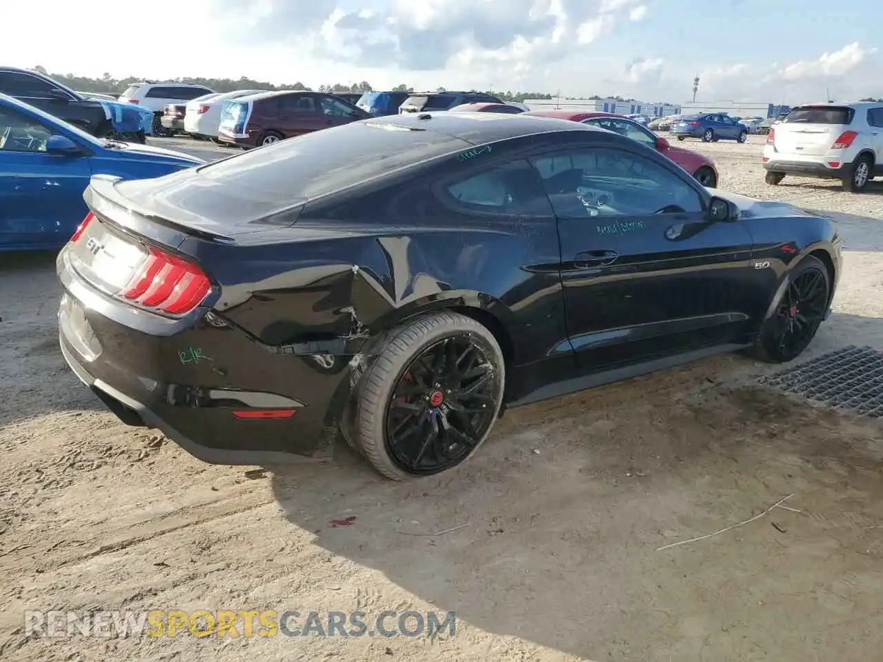 3 Photograph of a damaged car 1FA6P8CF2K5116669 FORD MUSTANG 2019