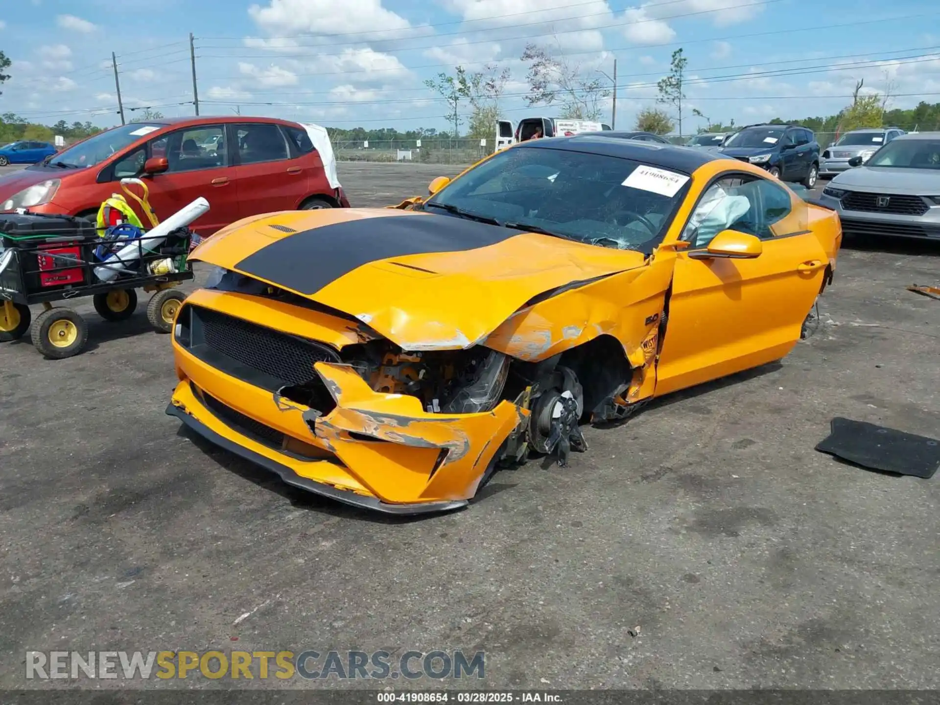 2 Photograph of a damaged car 1FA6P8CF9K5118564 FORD MUSTANG 2019