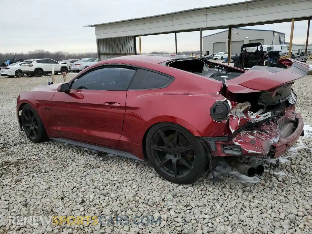 2 Фотография поврежденного автомобиля 1FA6P8CFXK5122283 FORD MUSTANG 2019