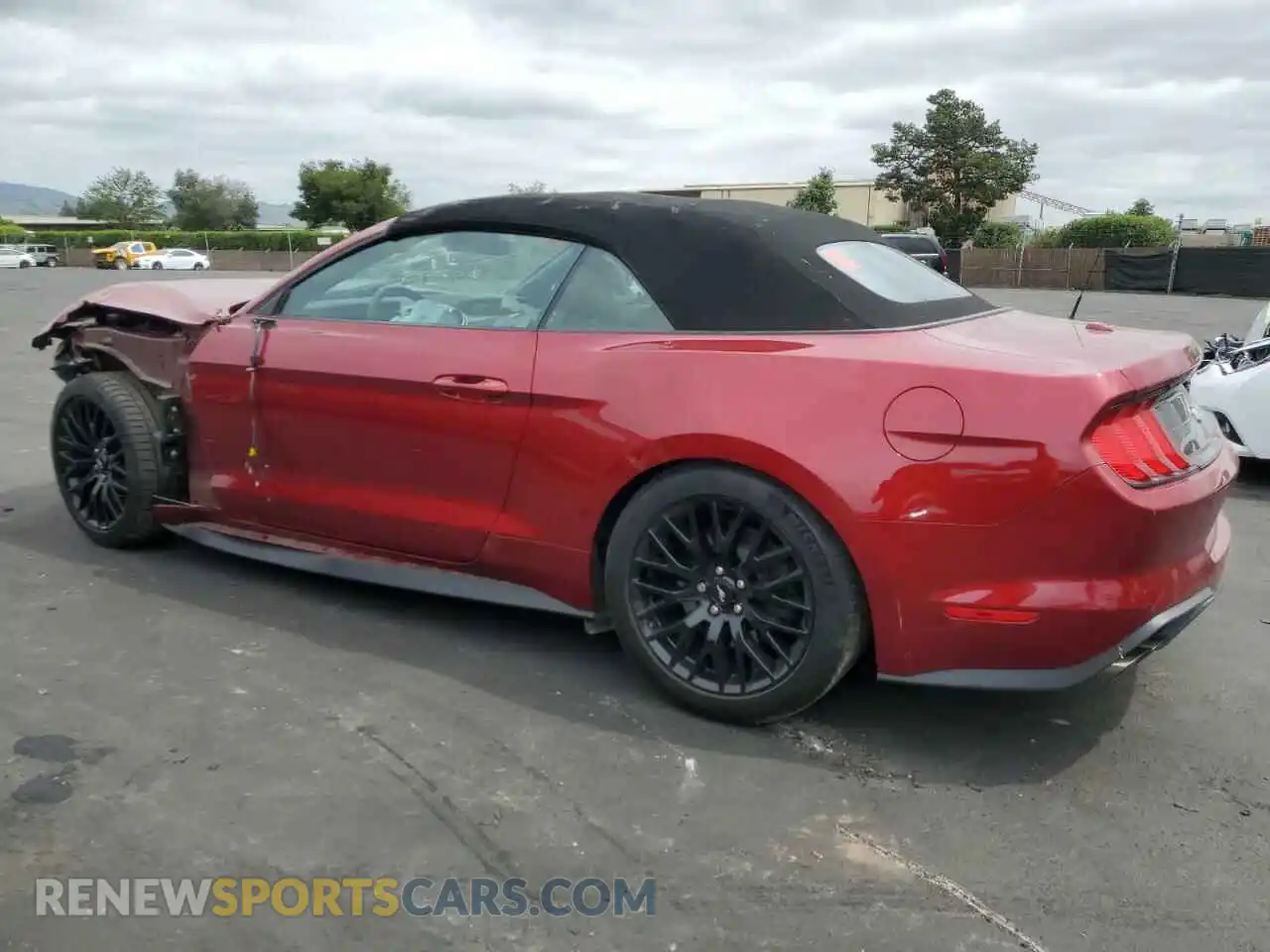 2 Photograph of a damaged car 1FATP8FF4K5193350 FORD MUSTANG 2019