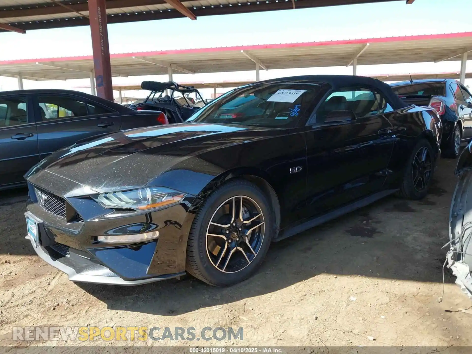 2 Photograph of a damaged car 1FATP8FF7K5126175 FORD MUSTANG 2019