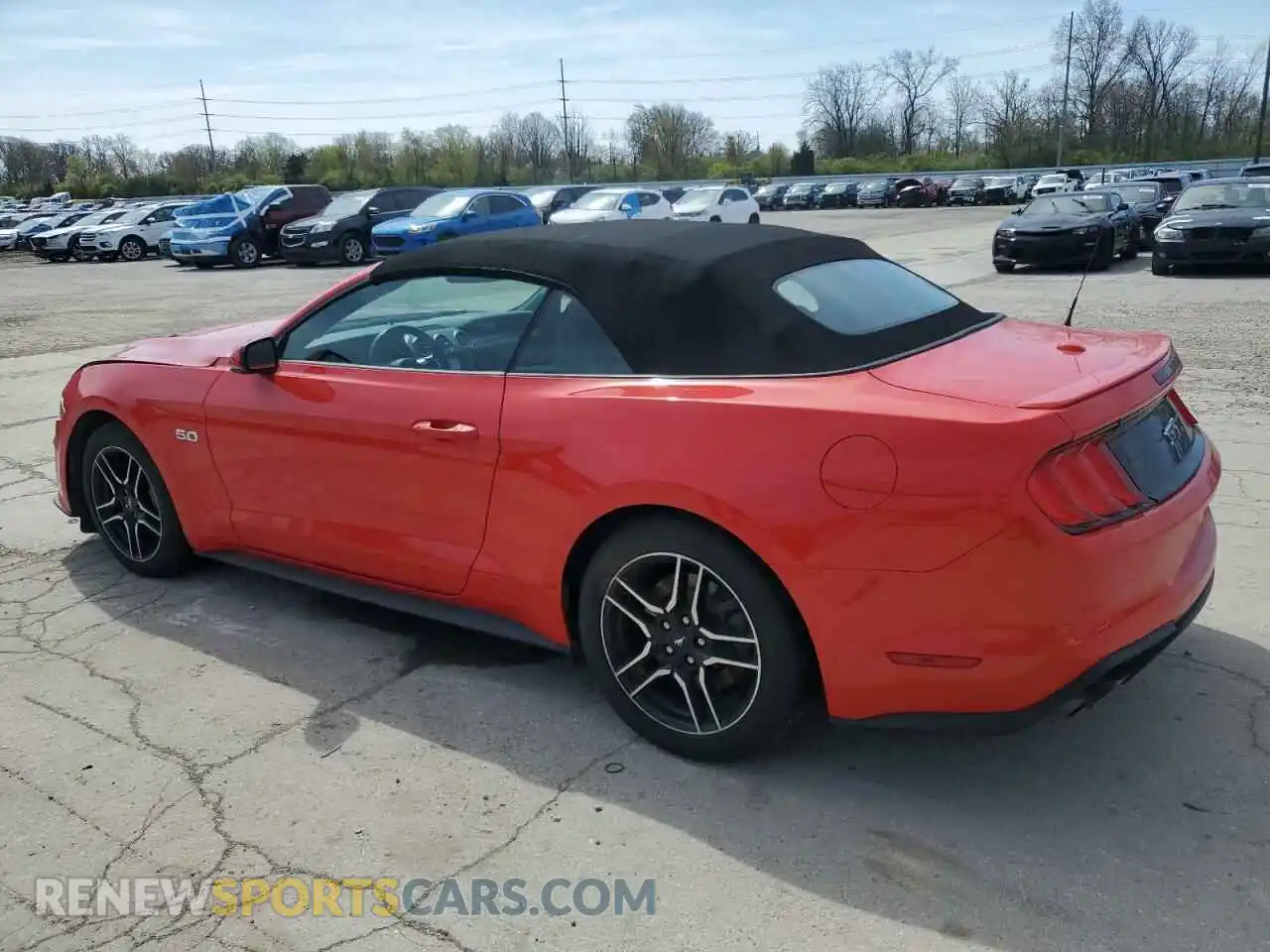 2 Photograph of a damaged car 1FATP8FF7K5171956 FORD MUSTANG 2019
