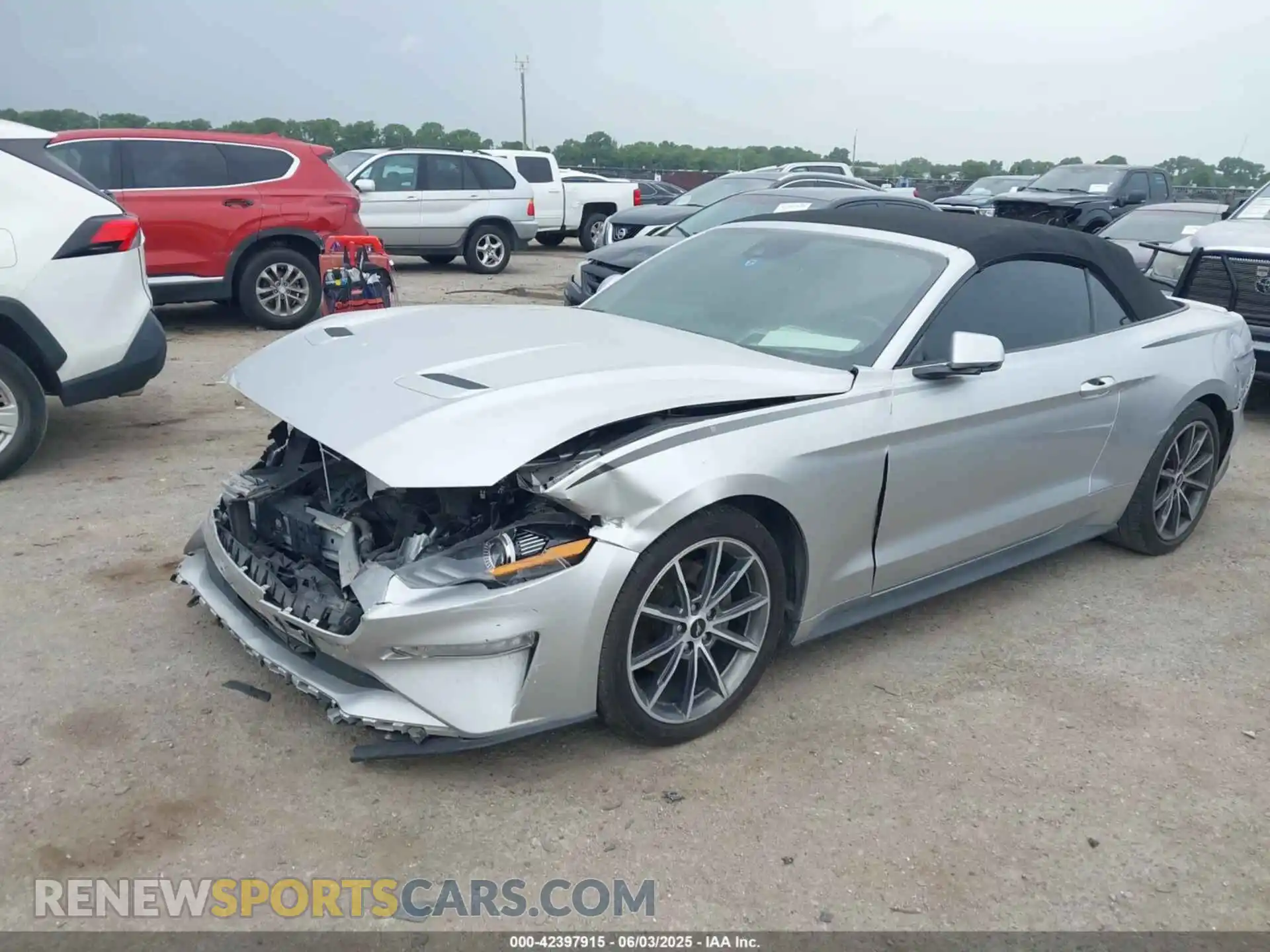 2 fotografías del automóvil dañado 1FATP8UH4K5159493 FORD MUSTANG 2019