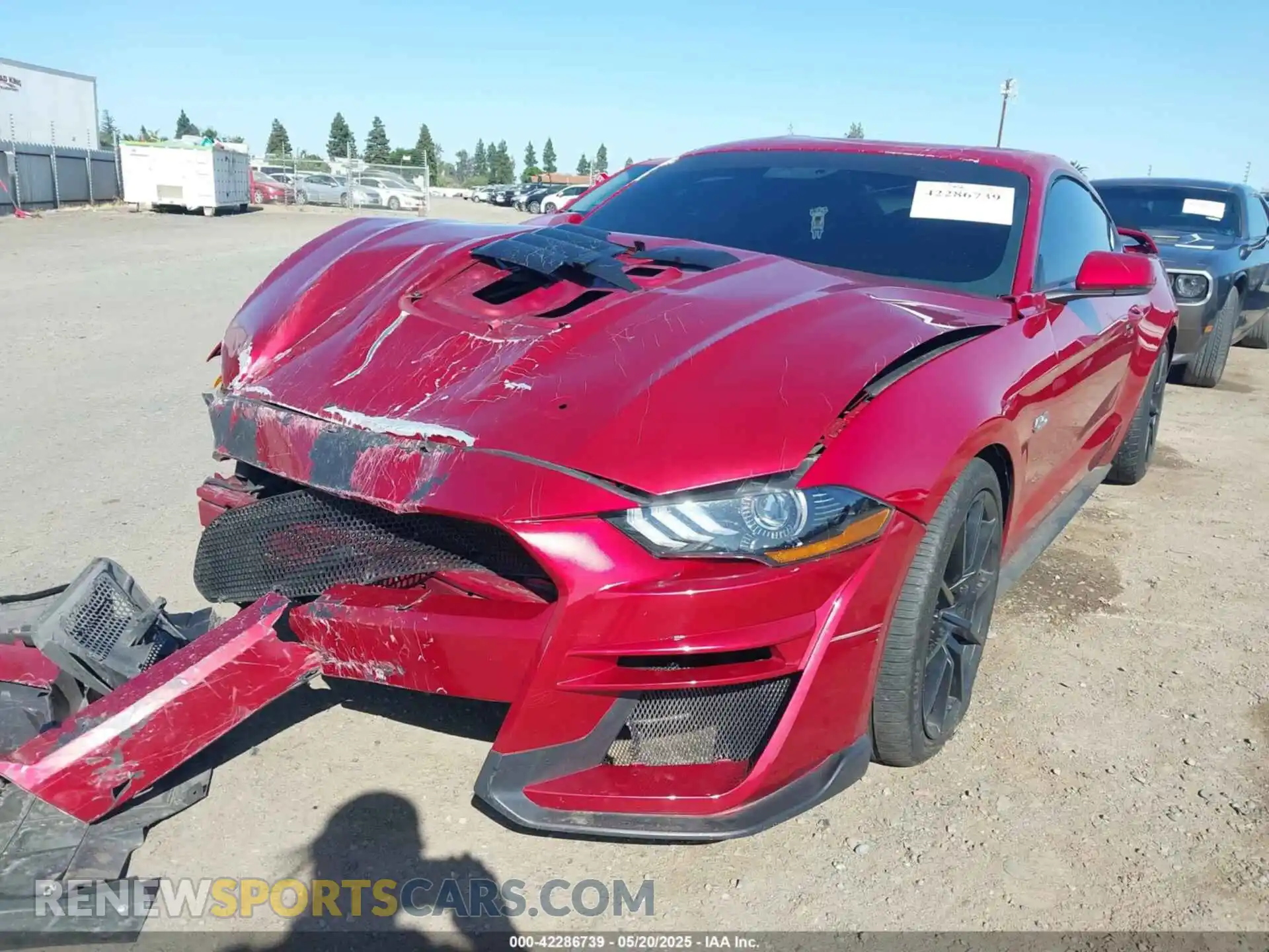 2 Photograph of a damaged car 1FA6P8CF2L5177375 FORD MUSTANG 2020