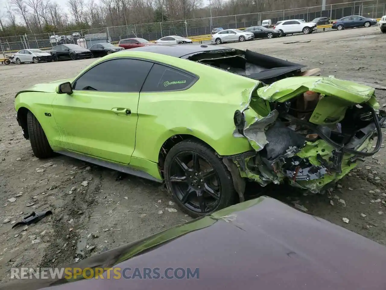 2 Photograph of a damaged car 1FA6P8CF5L5123763 FORD MUSTANG 2020