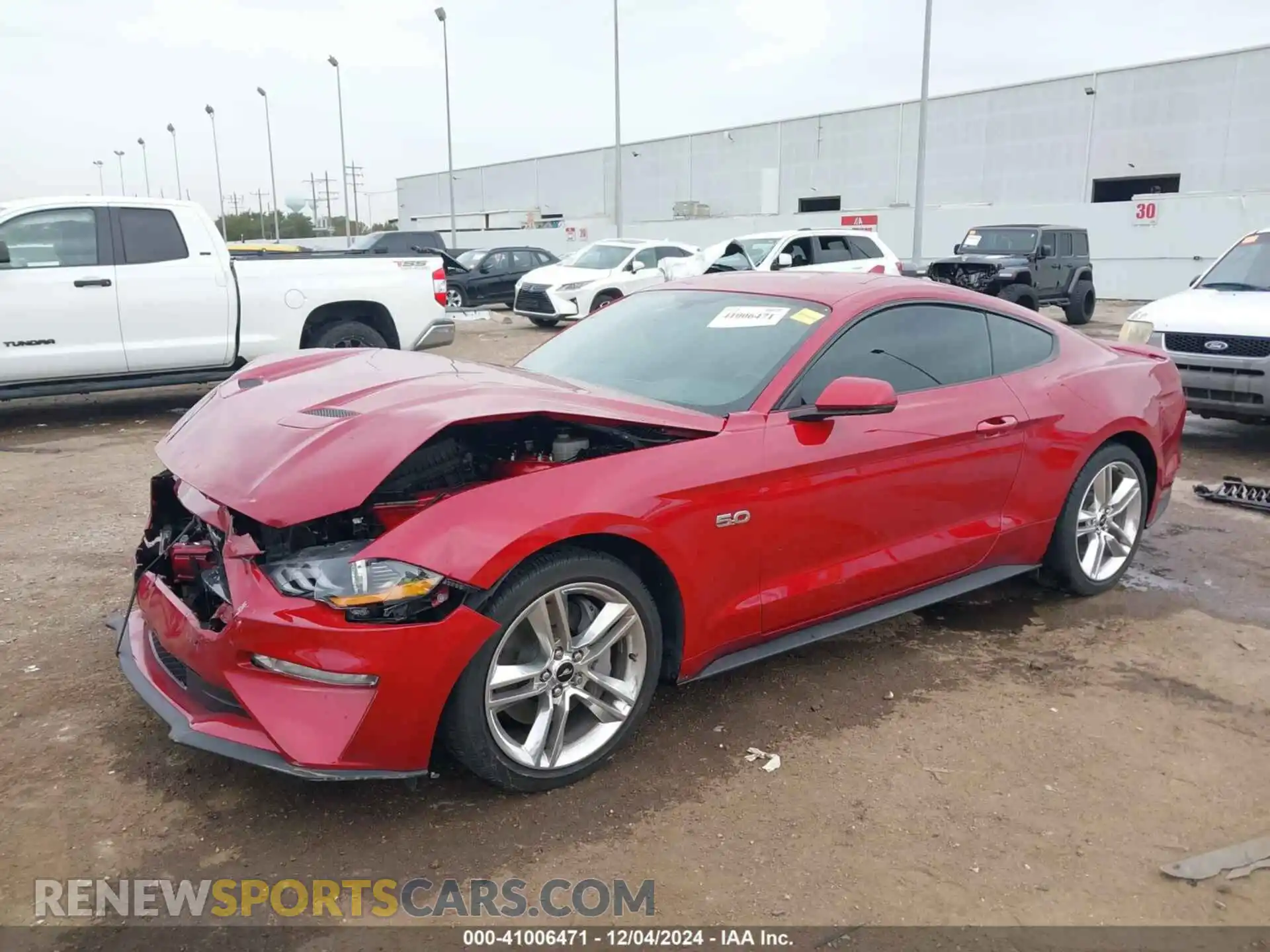 2 Photograph of a damaged car 1FA6P8CF7L5182295 FORD MUSTANG 2020
