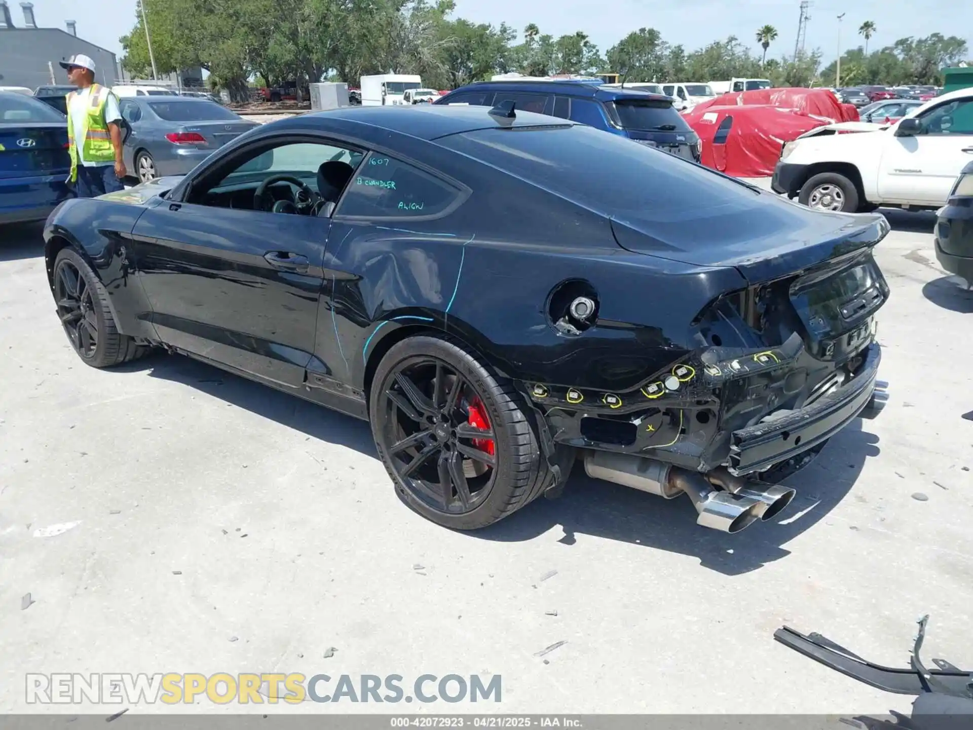 3 Photograph of a damaged car 1FA6P8SJ3L5502668 FORD MUSTANG 2020