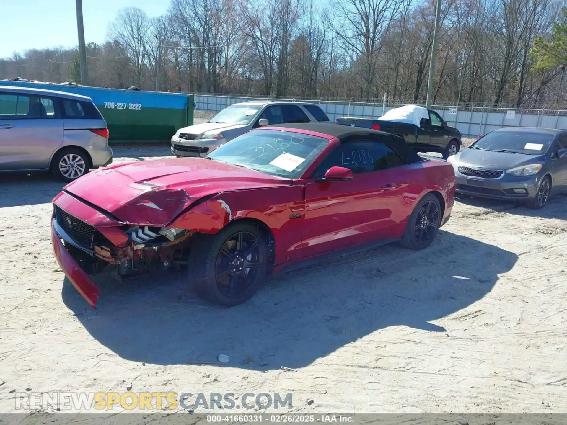 2 Фотография поврежденного автомобиля 1FATP8FF0L5127492 FORD MUSTANG 2020