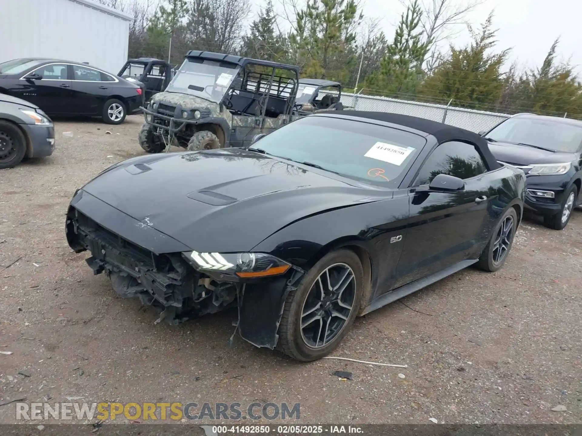 2 Photograph of a damaged car 1FATP8FF1L5125699 FORD MUSTANG 2020
