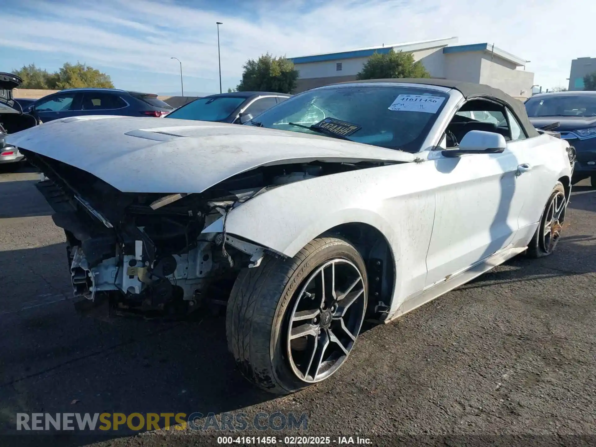 2 Photograph of a damaged car 1FATP8UH1L5114464 FORD MUSTANG 2020