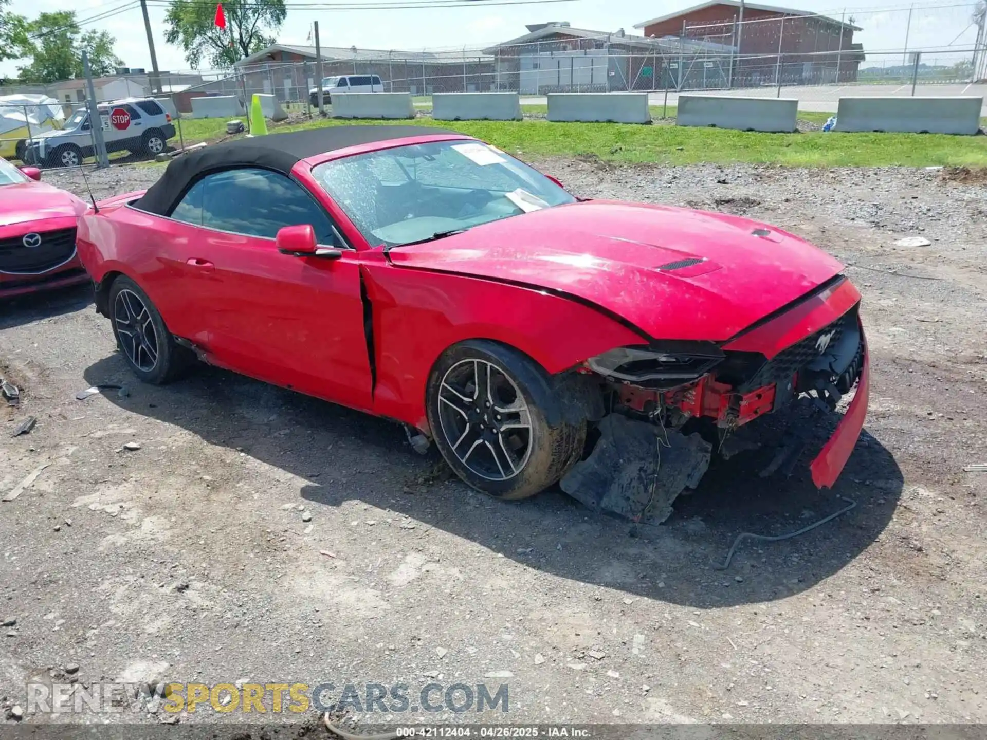 1 Photograph of a damaged car 1FATP8UH9L5131660 FORD MUSTANG 2020
