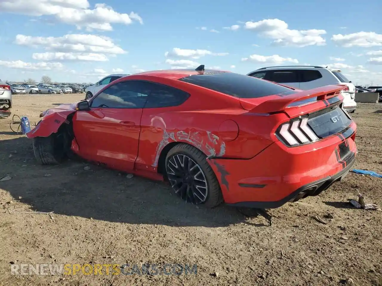 2 Photograph of a damaged car 1FA6P8CF1M5128847 FORD MUSTANG 2021